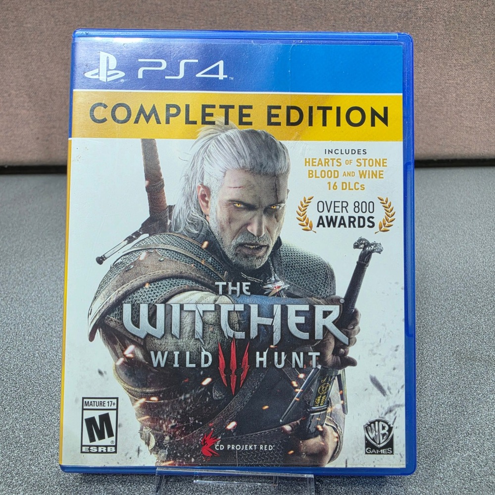 The Witcher 3 Wild Hunt PS4 Excellent Complete Edition